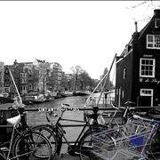 Picture Of Bicycles In Amsterdam