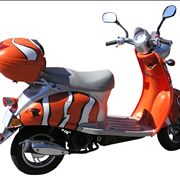 Picture Of Orange Scooter