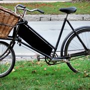 Picture Of Retro Bicycle With Basket