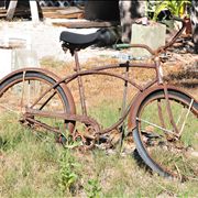 Picture Of Rusty Bicycle
