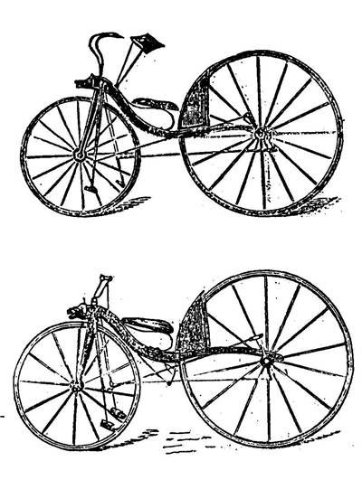 Picture Of Thomas Mc Call First And Improved Velocipede Of 1869